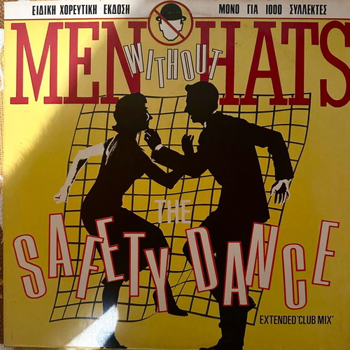 Men Without Hats The Safety Dance vinyl LP maxi like new
