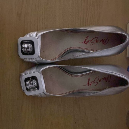 Miss Sixty silver heels used, size 39