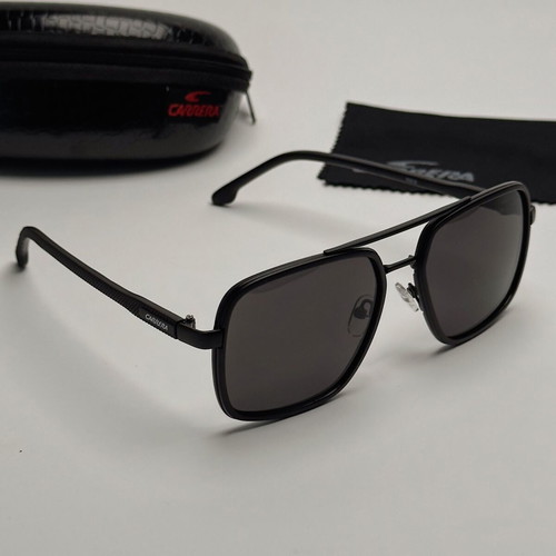 Carrera sunglasses new, rectangular lenses, UV400, gold and black