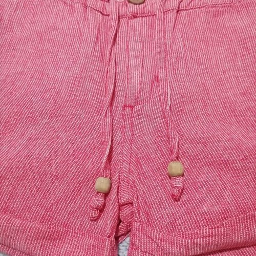 Calzedonia cotton shorts used, red, size M