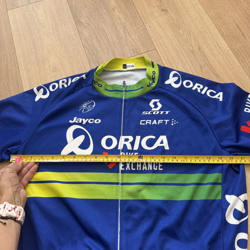 Orica Bike Exchange Scott cycling jersey men's size XXL like new, polyester