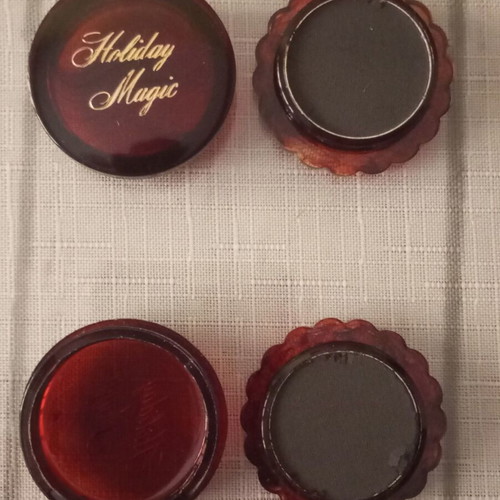 Vintage Holiday Magic Cake Eyeliner set, like new, grey shade
