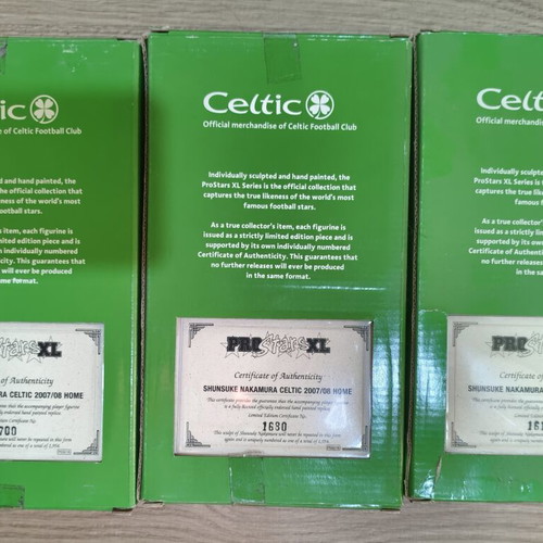 Corinthian ProStars XL Shunsuke Nakamura figure new, Celtic 2007/08