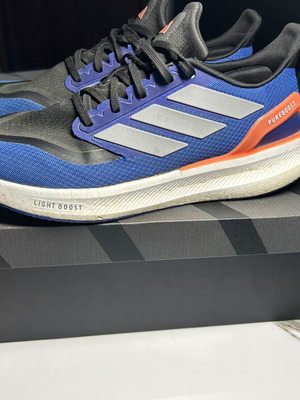 Adidas Pureboost running shoes size 47 1/3, blue