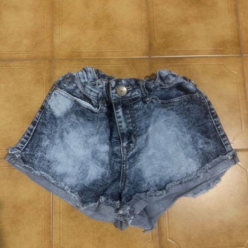 Denim shorts used, women's, blue, size XS