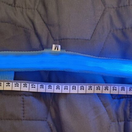 Blue glowing rechargeable dog collar like new