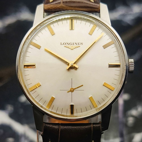 Longines Vintage Ref. 8490-1 Small Seconds wristwatch used, Cal. 490, 1960