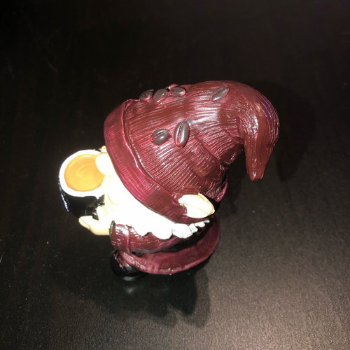Decorative gnome new with coffee cup