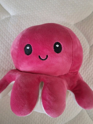Octopus plush toy new, very soft mood changing