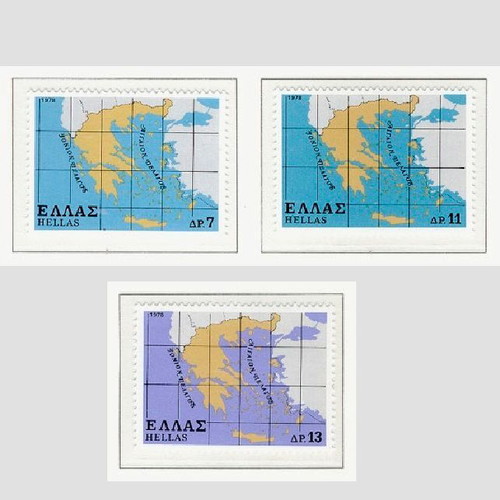 1978 Greek Stamps Mint Never Hinged Complete Collection