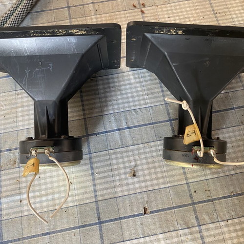 Fostex FT300H horn tweeter pair, 8Ω 120W, vintage