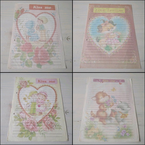 Vintage stationery collection pack used