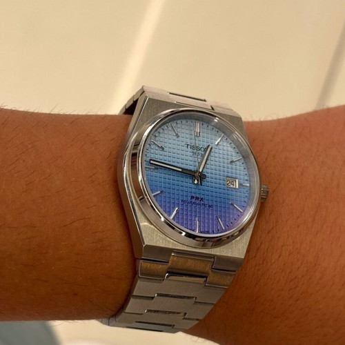 Tissot PRX Gradient Blue Powermatic 80 watch 40mm