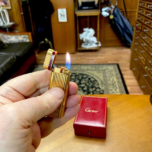 Cartier lighter in excellent condition with service guarantee