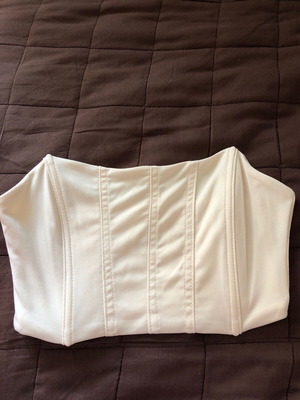 Beige tube top new, size XS from SHEIN