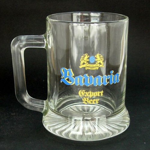 Bavaria Export Beer 250ml Stein glass used, 1970s decade