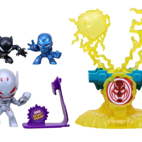 Marvel Stunt Squad figures like new, pack of 4 pieces