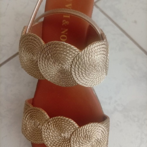 Voi-Noi platform sandals, gold, size 39