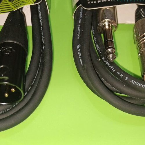 Καλώδια XLR σε Καρφί PROEL CHL-230-LU2 2m και BULK-230-LU3 3m καινούργια