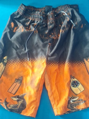 Βερμούδα μαγιό παιδική Maui & Sons σαν καινούργιο, καφέ πορτοκαλί, 164 cm