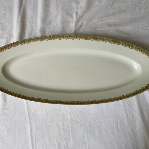 Wm Guerin Limoges Oval Serving Platter used, antique 60 cm