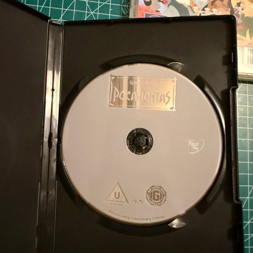 Pocahontas 1 and 2 DVDs used, dubbed in Greek