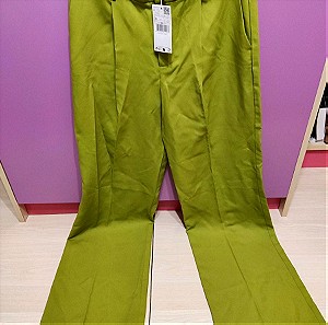 Mango γυναικείο παντελόνι πρασινο Eu38