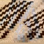  Black/White Scarf