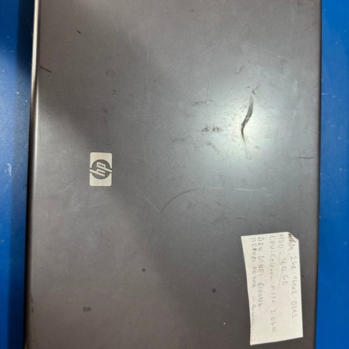 HP 550 laptop used, Intel Celeron M550, 2GB RAM, 160GB HDD, no display