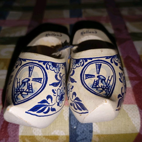 Vintage traditional ceramic shoes Netherlands new