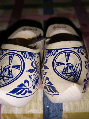Vintage traditional ceramic shoes Netherlands new