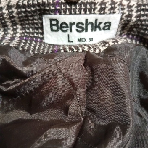 Bershka checked jacket large like new