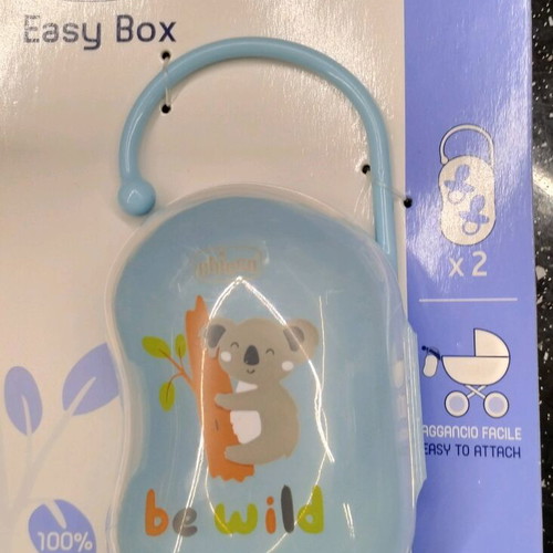 Chicco pacifier case new, sealed packaging