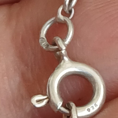 Follei Folli silver 925 necklace with 4 cm pendant and 42 cm chain