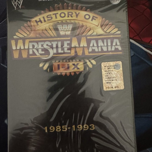 WWF The History of WrestleMania I-IX DVD brand new, Italian version