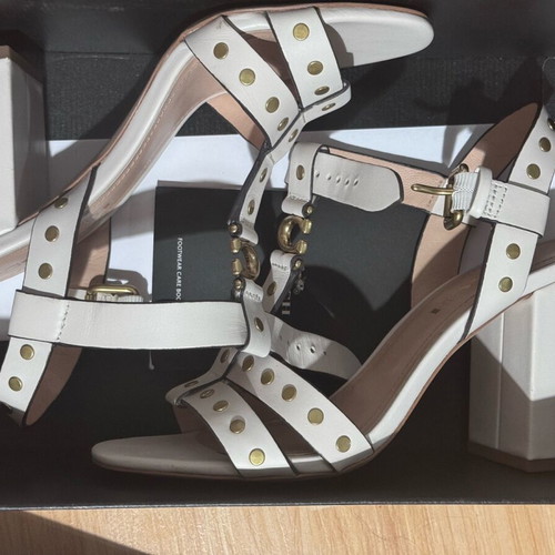Coach beige sandals like new, leather, size 37.5-38