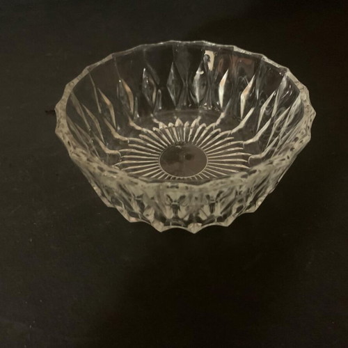 Vintage glass bowl used