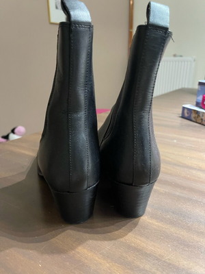 Barbour ankle boots used, black, size 40, low heel
