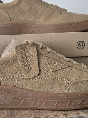 Clarks CraftRally Ace sneakers new, beige, size 41