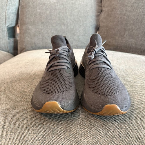 Nike Epic React ID sneakers used, black gum sole size 45