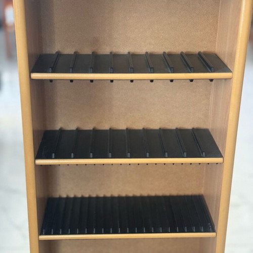 Wooden CD and DVD storage shelf like new