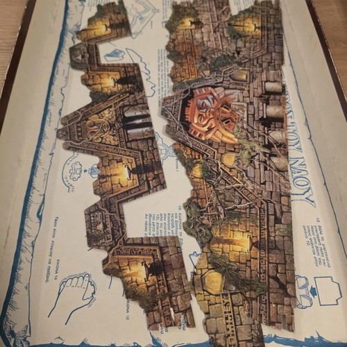 The Treasure of the Temple board game used, complete set