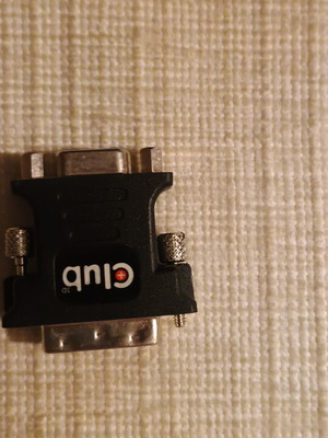 Rare VGA to DVI adapter, female VGA 15-pin to male DVI