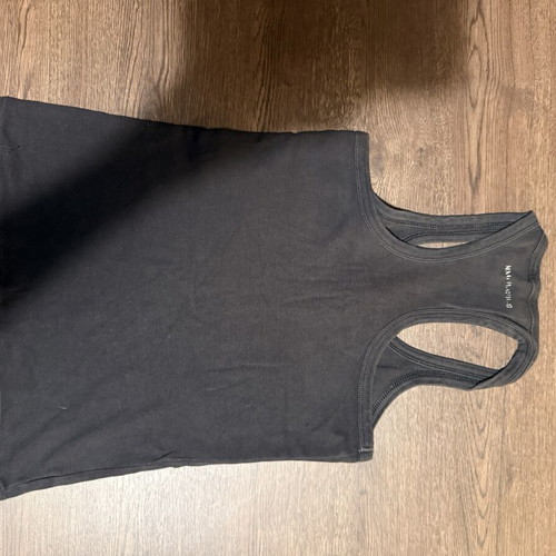 Mango Basics Black Racerback Tank Top, Size S