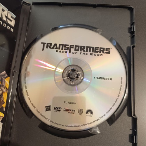 Transformers 3: Dark of the Moon DVD used, action sci-fi with subtitles