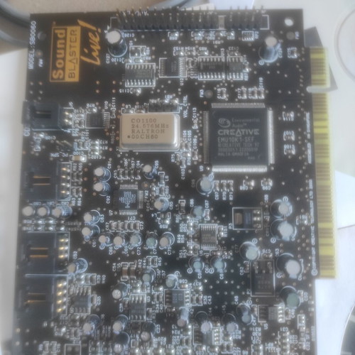 Creative Sound Blaster Live! Platinum 5.1 sound card, full retro package