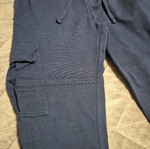 Zara cargo pants blue size S like new with side pocket for boys
