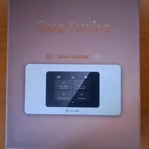 GlocalMe Duo Turbo mobile WiFi hotspot like new