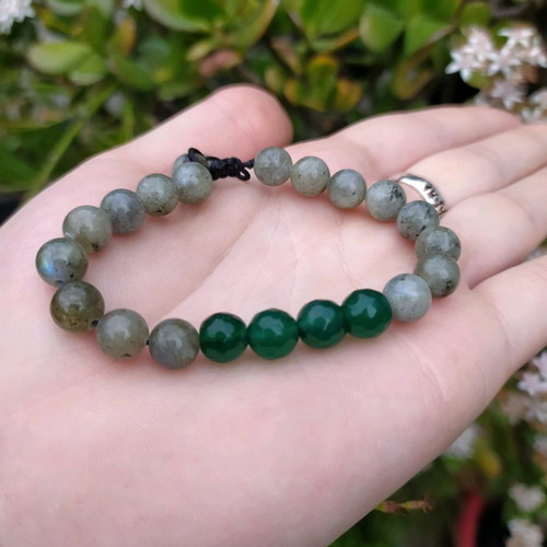 Bracelet with semi-precious stones made to order, handmade