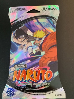 Naruto booster pack like new, sleeved Kayou
